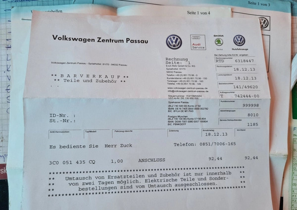 Volkswagen Scirocco cena 34998 przebieg: 200000, rok produkcji 2012 z Karczew małe 704